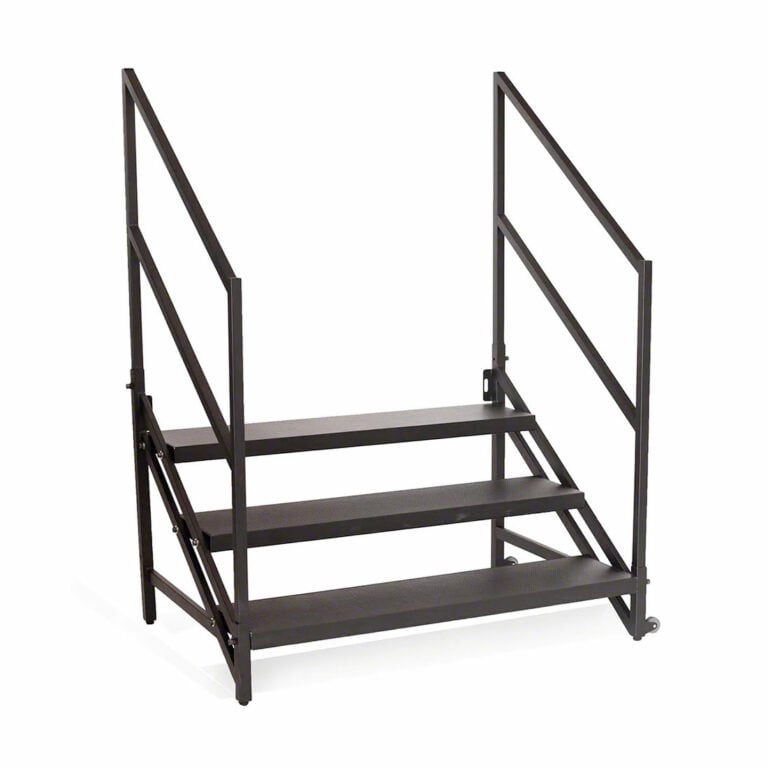 IntelliStage 3-Step Fixed Stairs with Handrails