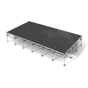 All-Terrain 12'x24' Outdoor Stage System, 24"-48" High (Industrial Finish)