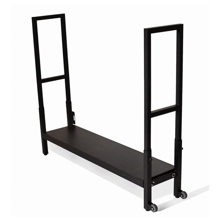 IntelliStage 1-Step Stage Stairs with Wheels and Handrails