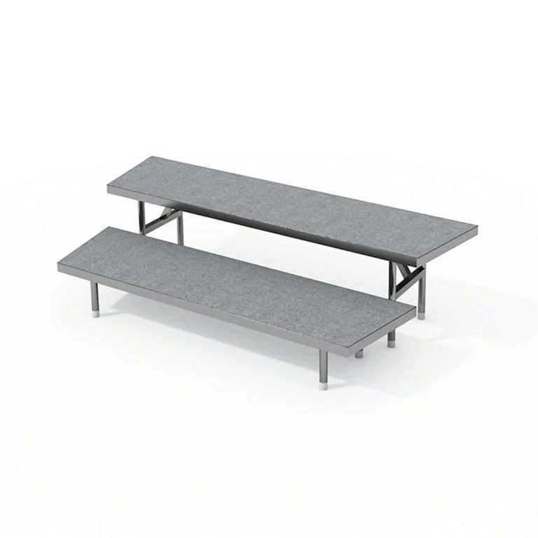 2-Tier Wedged Standing Choral Risers