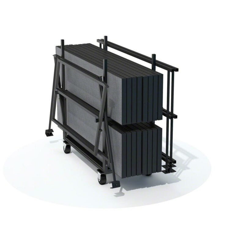 Staging 101 Standing Choral Riser Trolley