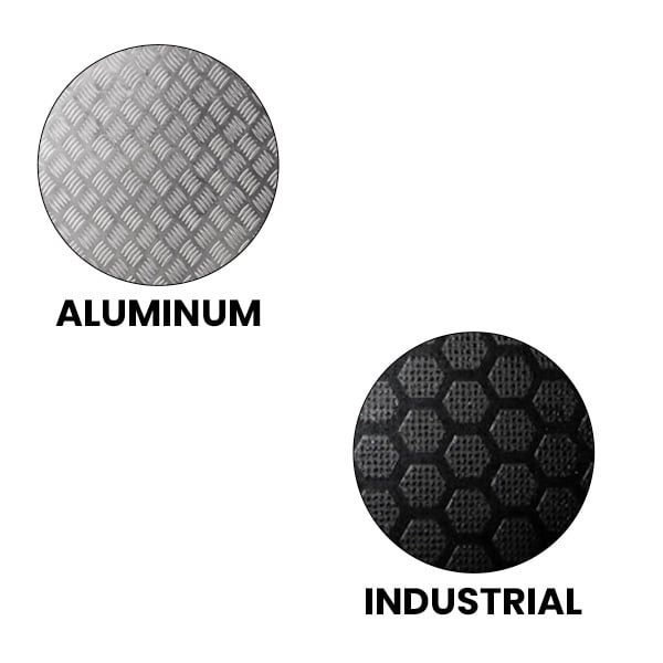 Options de finition aluminium et industrielle